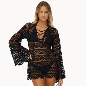 PQ Swim Black Gold Noah Tunic